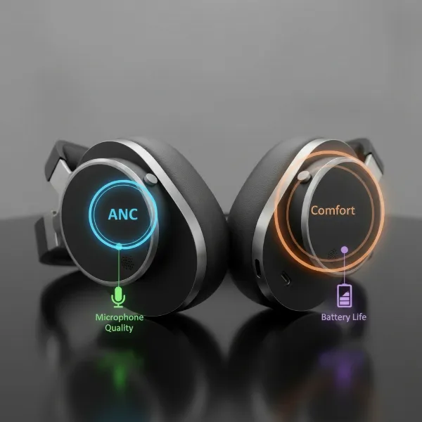 Key Features to Consider for Best Office Noise Cancelling Headphones